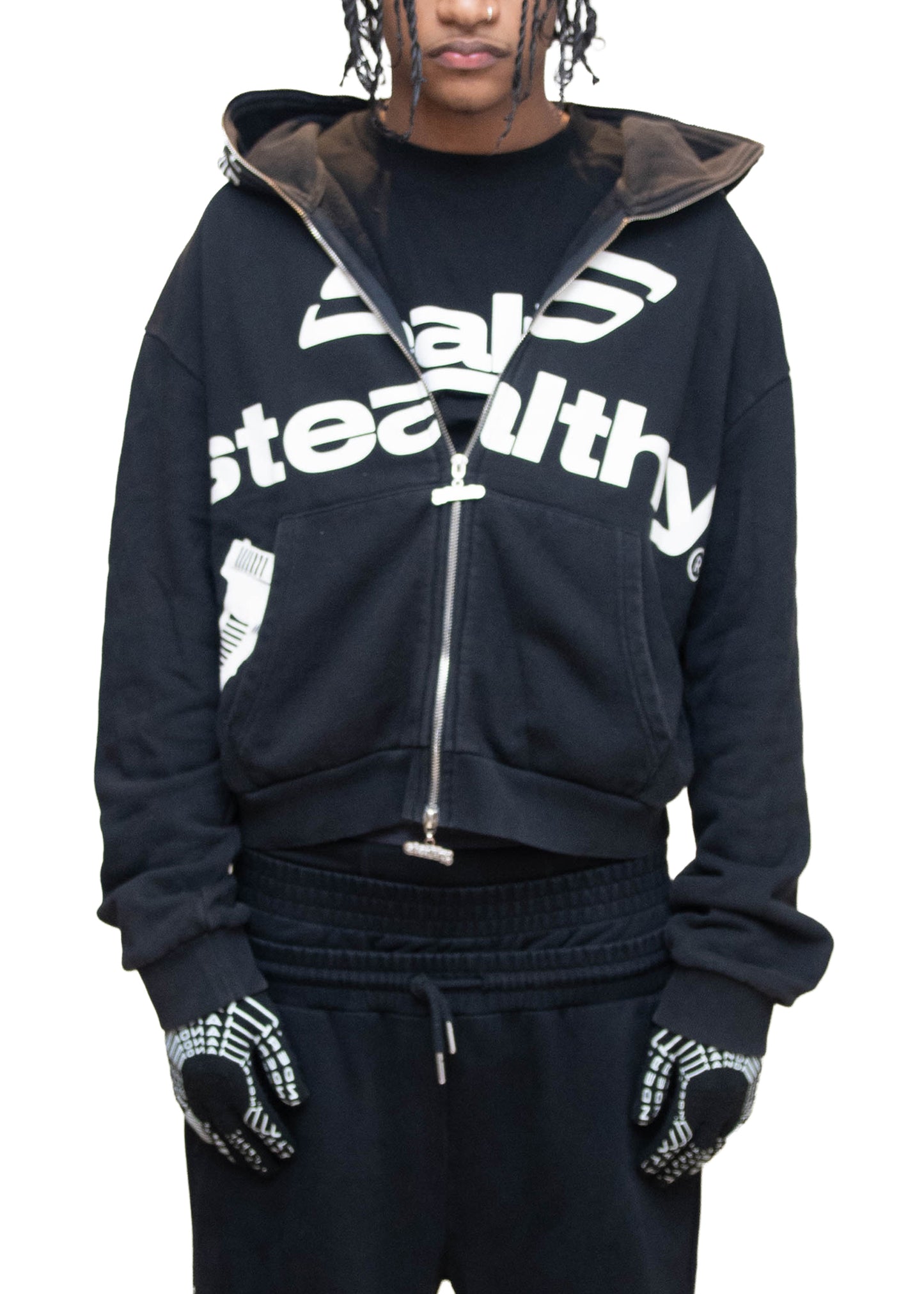 GL*CK CHROME FULL ZIP Hoodie (Black)