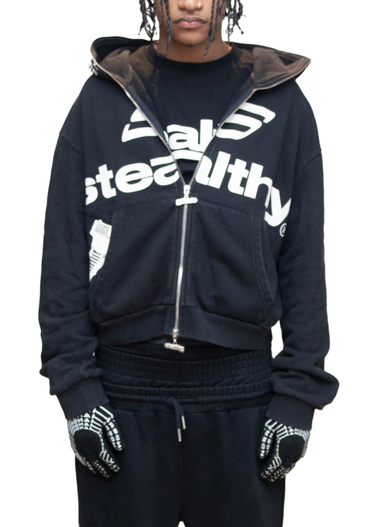 GL*CK CHROME FULL ZIP Hoodie / Black