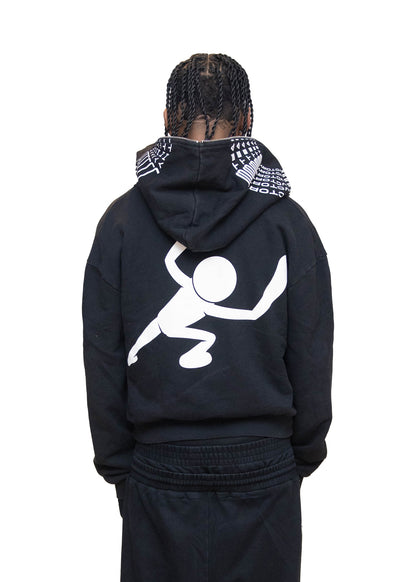 GL*CK CHROME FULL ZIP Hoodie (Black)