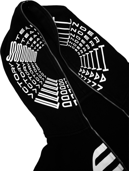 GL*CK CHROME FULL ZIP Hoodie (Black)