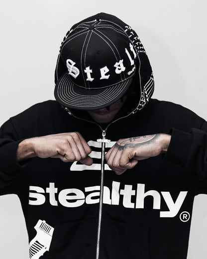 Stealthy fitted cap